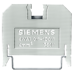 Клемма проходная 1-проводн. (4-6.5мм) беж. Siemens 8WA10111DG11