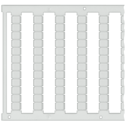 Табличка без надписи плоская 62мм Siemens 8WH82033AA05