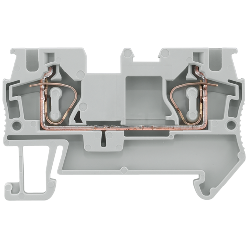 Клемма проходная пружин. подсоедин. 0.5-4кв.мм ширина 6.2мм сер. Siemens 8WH20000AG00