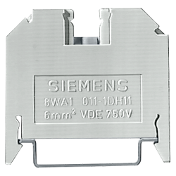 Клемма винт. п/п 8ммх1 беж. на DIN-рейку Siemens 8WA10111DH11