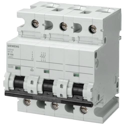 Выключатель автоматический модульный 3п C 100А 10кА Siemens 5SP43917