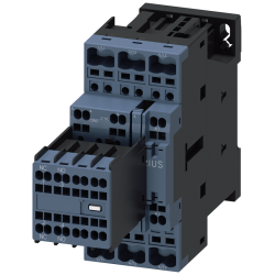 Контактор 3п кат. 24В AC 2НО+2НЗ 5.5кВт AC-3 400В типоразмер S0 пружин. зажимы съемн. вспомогат. разъем. перекл. Siemens 3RT20242AC24
