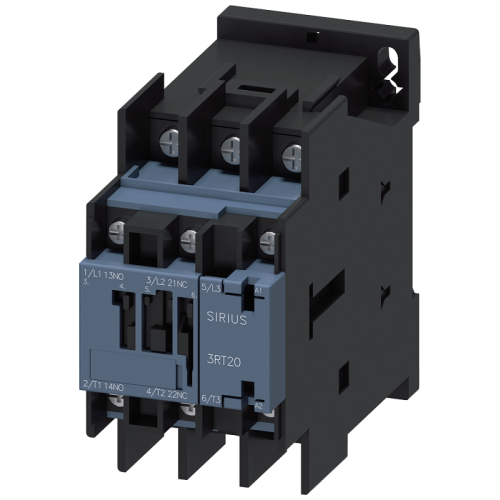 Контактор 3п кат. 24В AC 1НО+1НЗ 15кВт AC-3 400В типоразмер S0 винтов. зажимы Siemens 3RT20274AC20