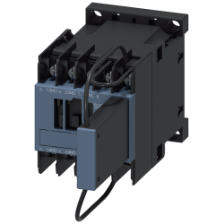 Контактор вспомогательный для применения на ж/д 2НО+1НЗ 34 В DC 07–125 US со встроенным варистором 3-полюсный типоразмер S00 Присоединение глухого кабельного наконечника Siemens 3RH21224LV800LA0