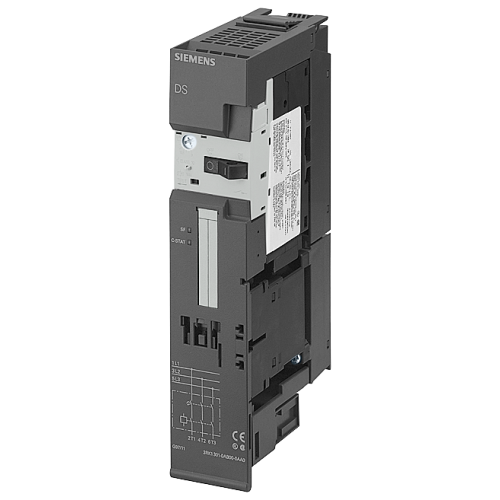 Модуль SIMATIC DP ET 200S DS1-X: автомат+ неревер э/м контактор AC3 3.0кВт/~400В диапазон настройки защ. 5.5 … 8.0А расширение модулем управ. э/м тормозом ширина 45мм Siemens 3RK13011HB000AA2