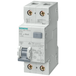 Выключатель диф. тока 2п C 40А 30мА тип AC Siemens 5SU13531KK40