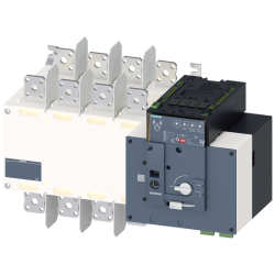 Переключатель нагрузки автоматич. (ATSE) Ue: AC 415В Ith: 1000А 4-P 50/60Гц Siemens 3KC84500FA220GA3