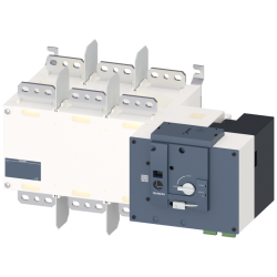 Переключатель нагрузки управляющий дистанционный (RTSE) Ue: AC 415В Ith: 1600А 3-P 50/60Гц Siemens 3KC43540HA210AA3