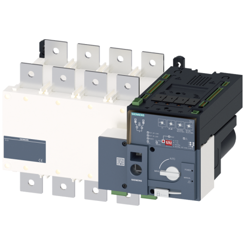 Переключатель нагрузки автоматич. (ATSE) Ue: AC 415В Ith: 630А 4-P 50/60Гц Siemens 3KC84460EA220GA3