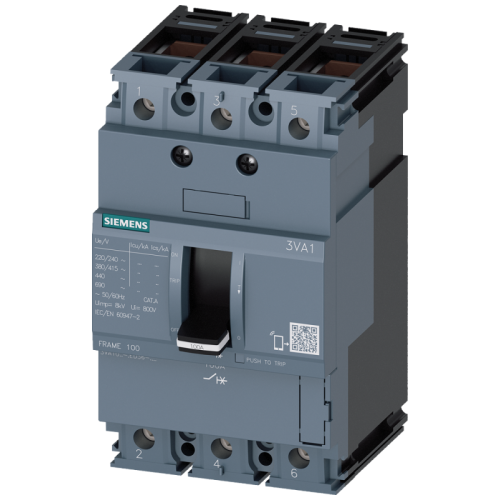 Выключатель в литом корпусе 3VA1 IEC Siemens 3VA10403ED360AA0