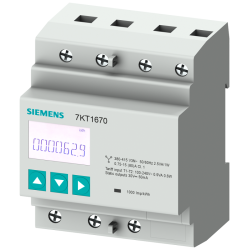 Инструмент измерительный ENTRON 7KT PAC1600 LCD 3ф 80-80А многотариф. Modbus RTU/ASCII на DIN-рейку L-L: 400В L-N: 230В Siemens 7KT1665