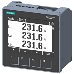 Устройство контроля панель SENTRON PAC3220 LCD 96х96мм 690/400В 45-65Гц Siemens 7KM32200BA011DA0