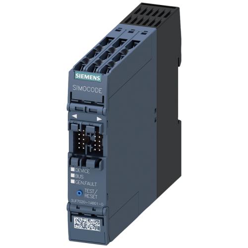 Модуль базовый SIMOCODE pro s profibus dp интерфейс 1.5 мбит/с 4 входа / 2 выхода свободно параметрируемые us: DC 24Втермисторная защита двигателя выходы - релейные моностабильные Siemens 3UF70201AB010