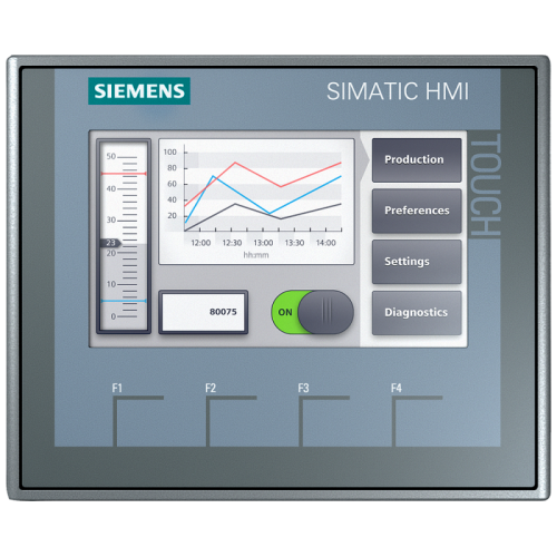 Панель оператора KTP400 BASIC TFT-дисплей 4дюйма SIMATIC HMI Siemens 6AV21232DB030AX0