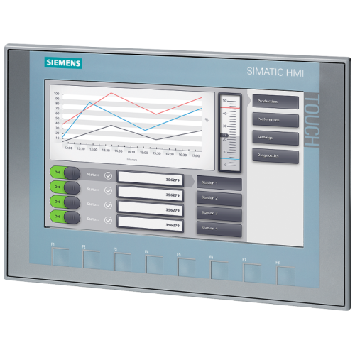 Панель оператора SIPLUS HMI KTP900 Basic рабочая температура -20 ... +50град.C со стойким покрытием на основе 6AV2123-2JB03-0AX0 кнопки и сенсорное управление TFT-дисплей 9дюйм 65536 цветов интерфейс PROFINET Siemens 6AG11232JB032AX0