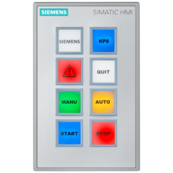 Панель кнопочная KP8 PN для Profinet 8 клавиш с коротк. ходом и многоцветн. светодиод. подсветкой 8 настраив. DI/DO 24В проходн. подкл. Siemens 6AV36883AY360AX0