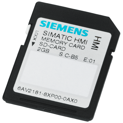 Карта памяти SIMATIC HMI SD 2Гб для панелей SIMATIC HMI серии COMFORT Siemens 6AV21818XP000AX0