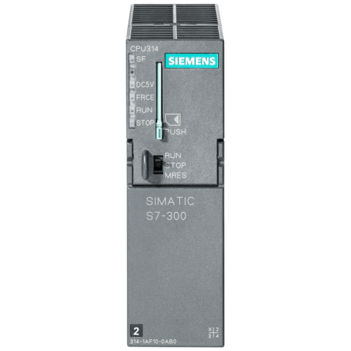 Процессор ЦПУ CPU SIMATIC S7-300 314 с интерфейсом MPI 24В 128КБ Siemens 6ES73141AG140AB0