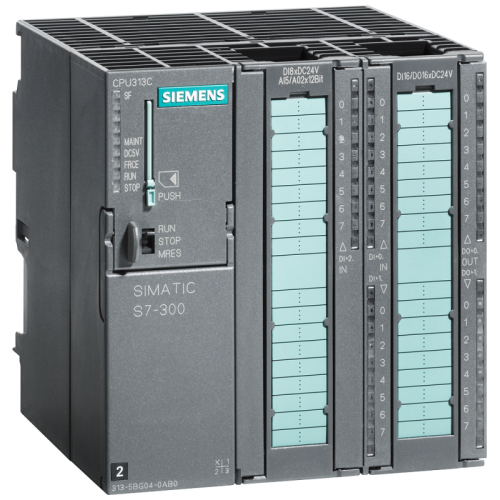 Процессор ЦПУ CPU SIMATIC S7-300 313C с интерфейсом MPI 24DI/16DO 4AI 2AO 1PT100 Siemens 6ES73135BG040AB0