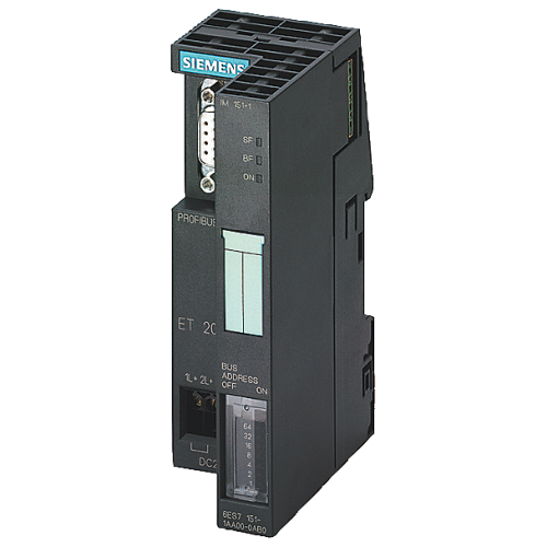 Модуль интерфейсный SIMATIC DP IM151-1 HIGH FEATURE для ET200S 63 модуля Siemens 6ES71511BA020AB0