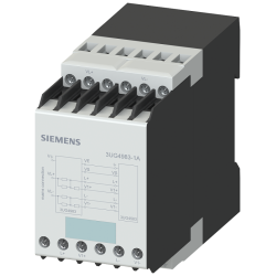 Модуль добавочный для реле контроля изоляции 3UG4583 для расширения диапазона сетевого напряжения до 690В AC и 1000В DC винтовой зажим Siemens 3UG49831A