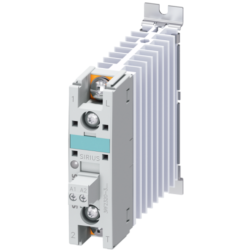 Контактор полупроводниковый 3rf2 AC51 20А 40град. c 48-460В / 4-30ВDC ring terminal connection Siemens 3RF23203AA44