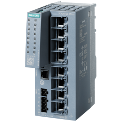 Коммутатор управления SCALANCE XC208 слой 2 IE Switch; 8х10/100Мбит/с RJ45 портов; диап. температур от -40град.C до +70град.C монтаж на станд. рейку /S7 Profile Rail/Wall Office Siemens 6GK52080BA002AC2