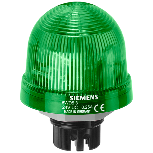 Индикатор встраиваемый 24В UC зел. Siemens 8WD53205AC