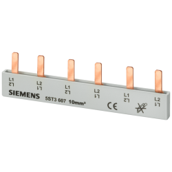 Шина штифтового типа безопасн. для прикосновения 10кв.мм 2х(2ф+AS/FC) Siemens 5ST3610